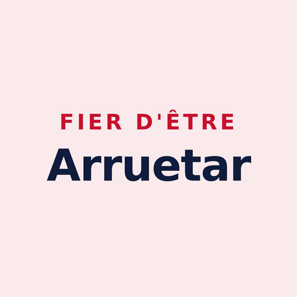 Magnet « Fier d'être Arruetar » — design pour Arraute-Charritte