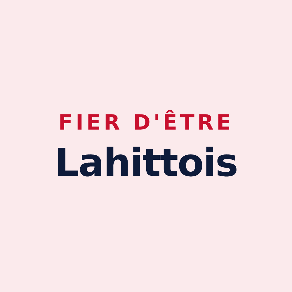 Magnet « Fier d'être Lahittois » — design pour Arrayou-Lahitte
