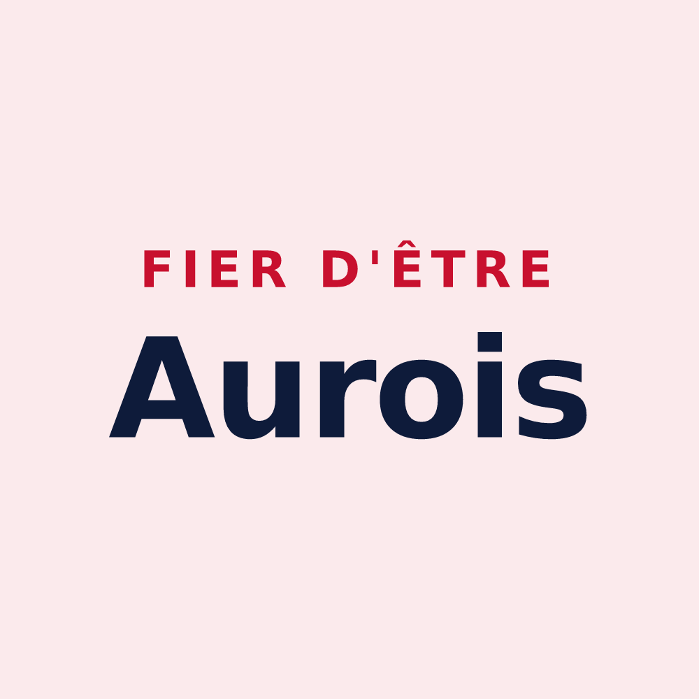 Magnet « Fier d'être Aurois » — design pour Arreau