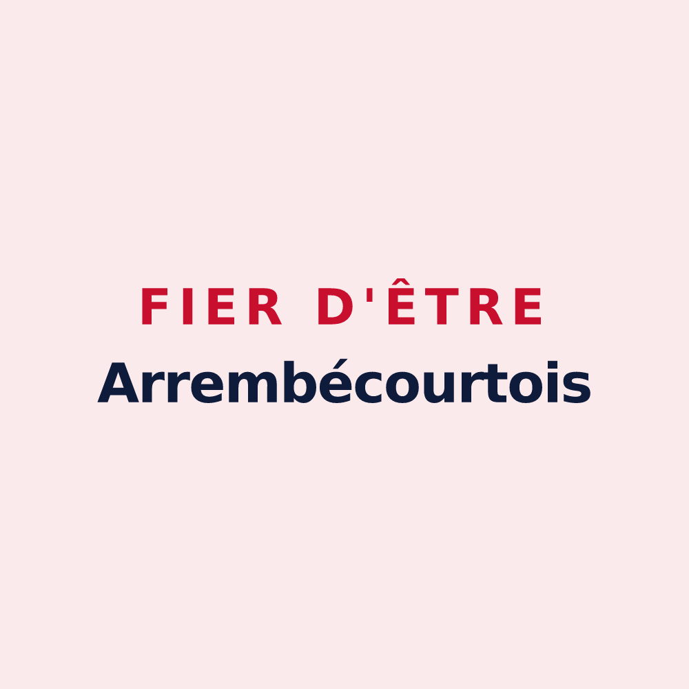 Magnet « Fier d'être Arrembécourtois » — design pour Arrembécourt