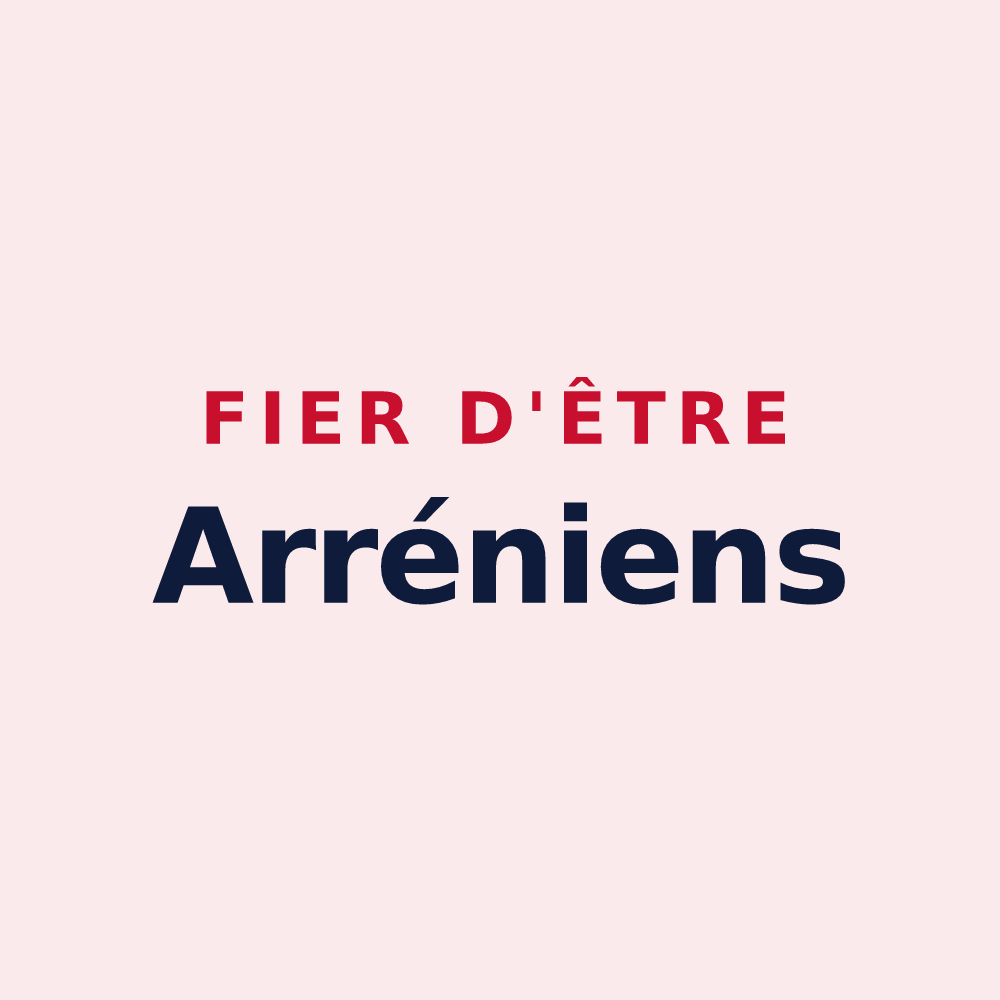 Magnet « Fier d'être Arréniens » — design pour Arrènes