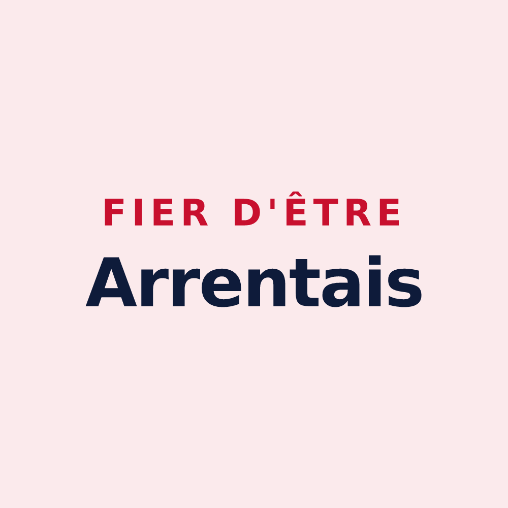 Magnet « Fier d'être Arrentais » — design pour Arrentès-de-Corcieux