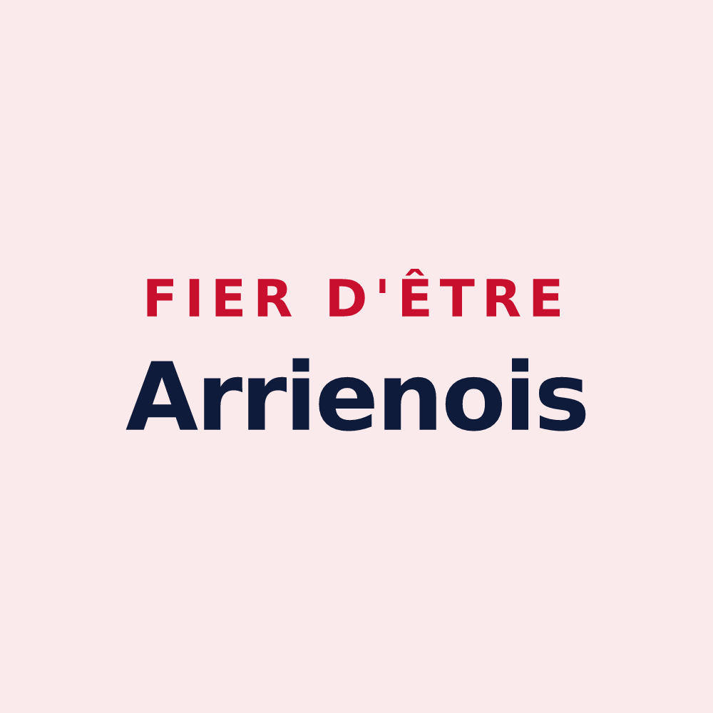 Magnet « Fier d'être Arrienois » — design pour Arrien-en-Bethmale