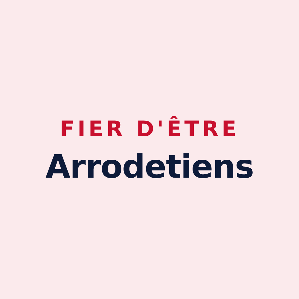 Magnet « Fier d'être Arrodetiens » — design pour Arrodets-ez-Angles