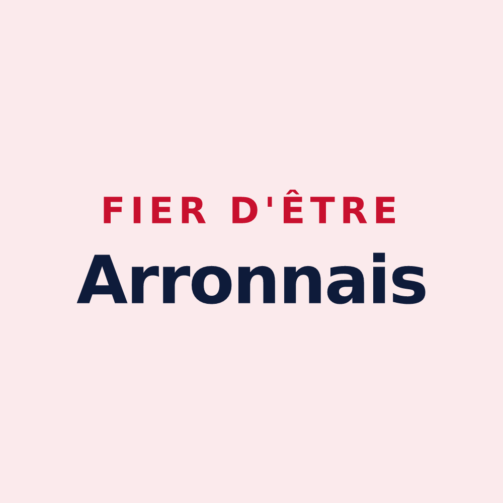 Magnet « Fier d'être Arronnais » — design pour Arronnes