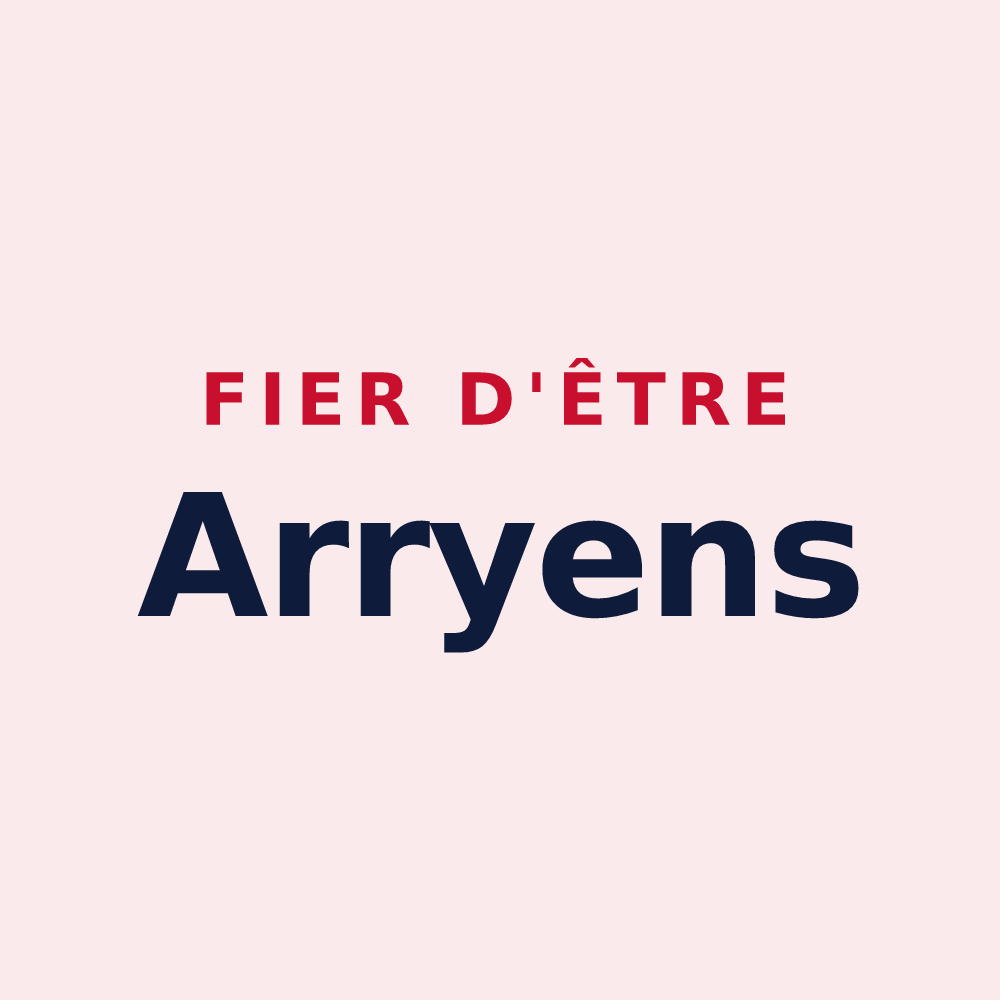 Magnet « Fier d'être Arryens » — design pour Arry