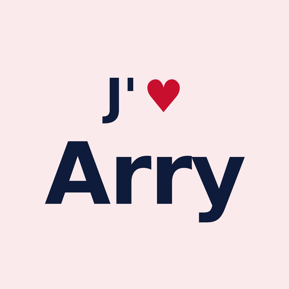 Magnet personnalisé Arry — design J'aime Arry