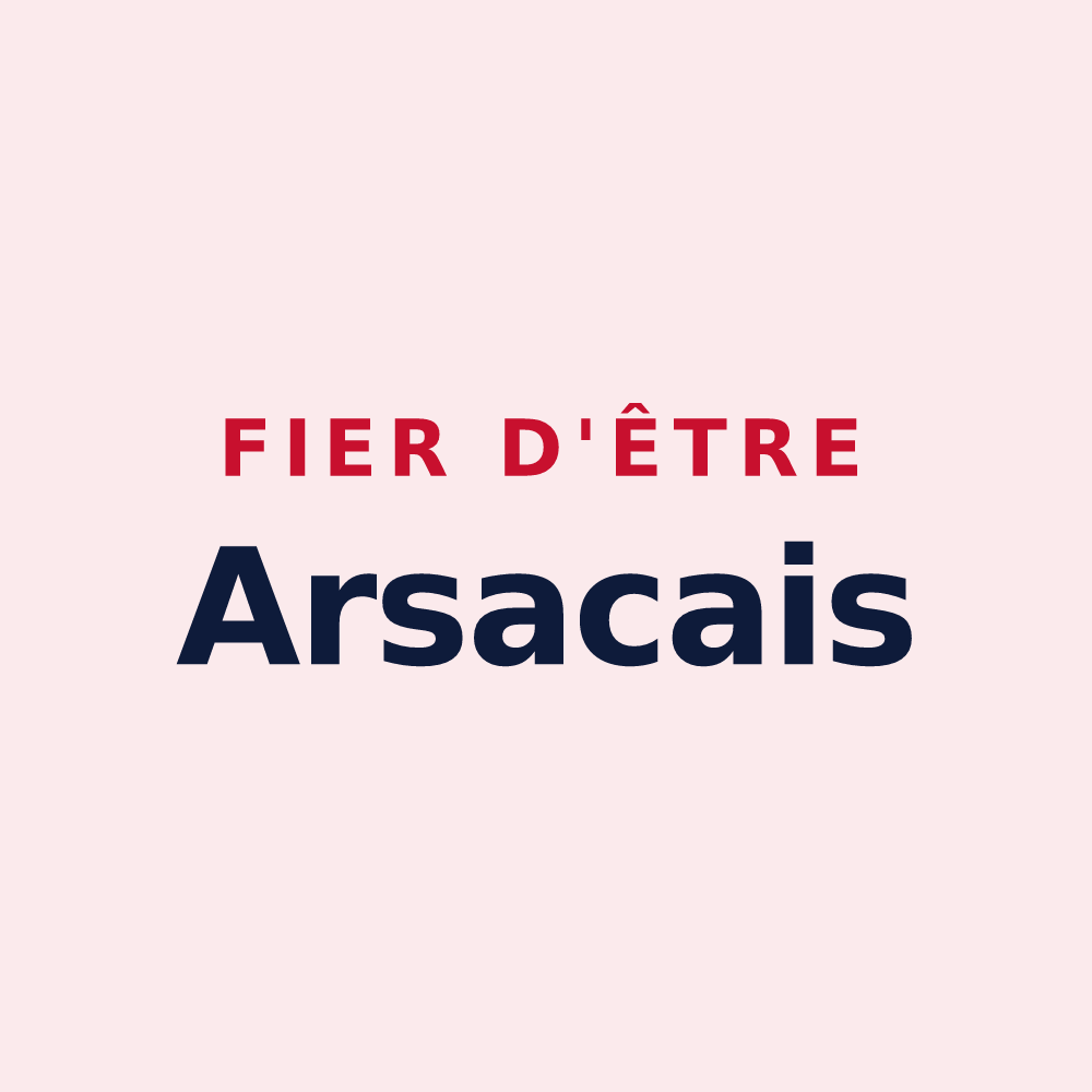 Magnet « Fier d'être Arsacais » — design pour Arsac