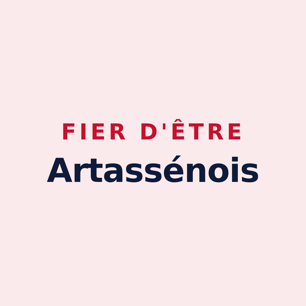 Magnet « Fier d'être Artassénois » — design pour Artassenx