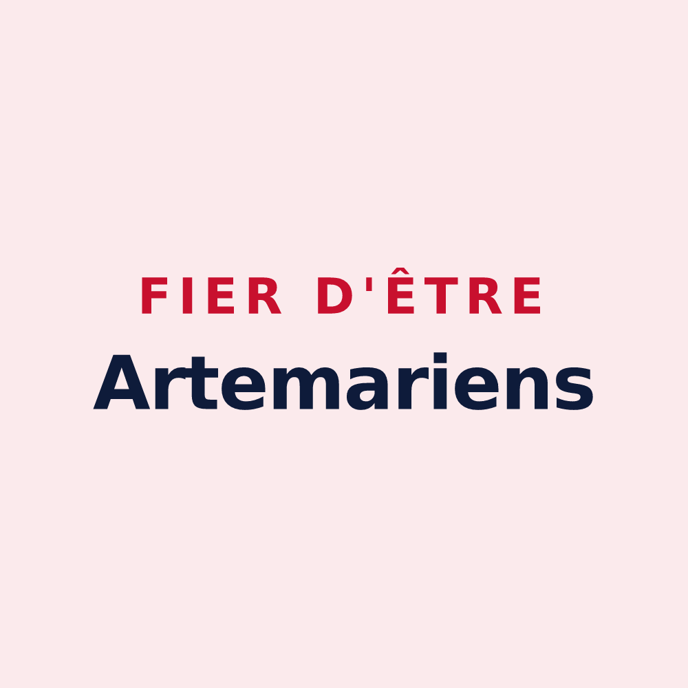 Magnet « Fier d'être Artemariens » — design pour Artemare