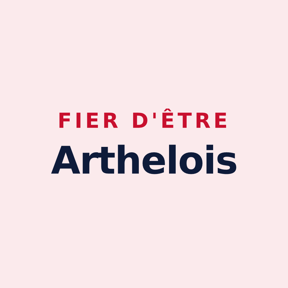 Magnet « Fier d'être Arthelois » — design pour Arthel