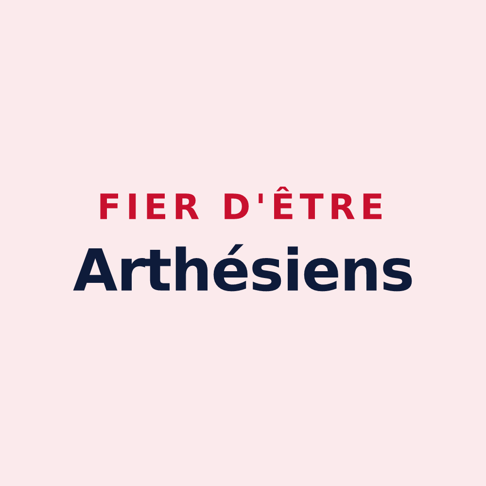 Magnet « Fier d'être Arthésiens » — design pour Arthès