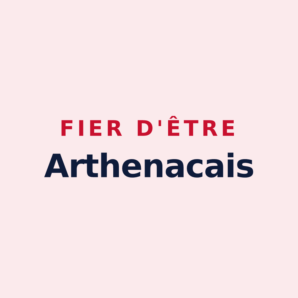 Magnet « Fier d'être Arthenacais » — design pour Arthez-d'Armagnac