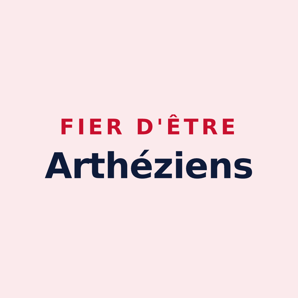 Magnet « Fier d'être Arthéziens » — design pour Arthez-de-Béarn