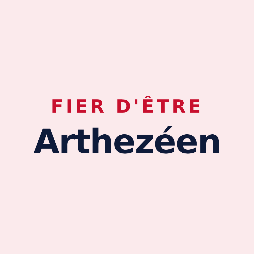 Magnet « Fier d'être Arthezéen » — design pour Arthezé