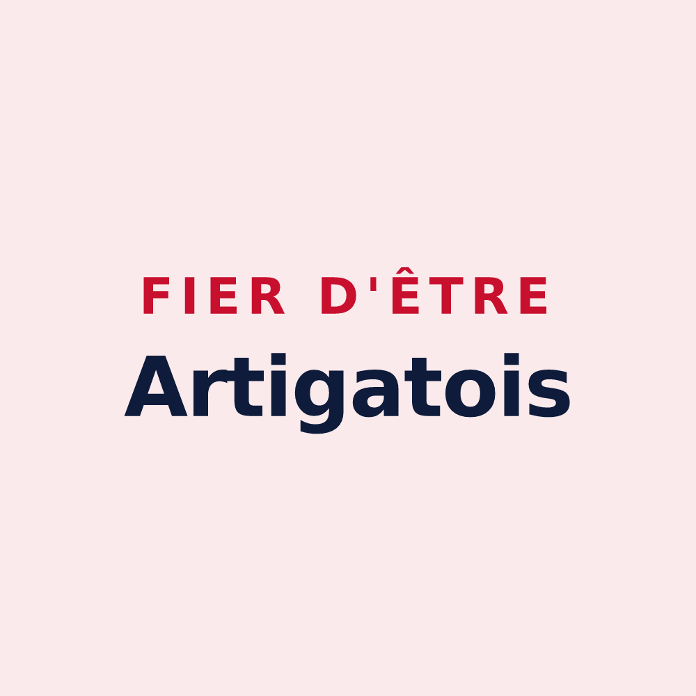 Magnet « Fier d'être Artigatois » — design pour Artigat