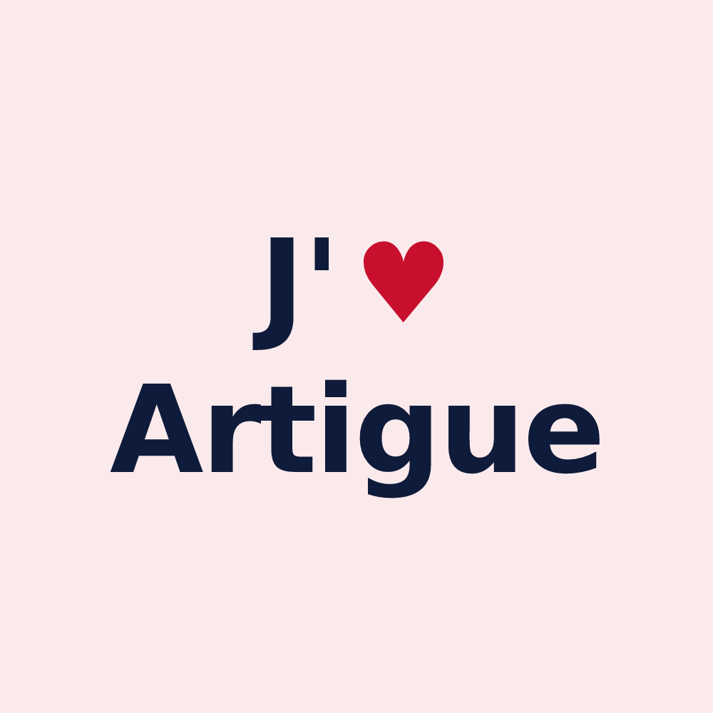 Magnet personnalisé Artigue — design J'aime Artigue