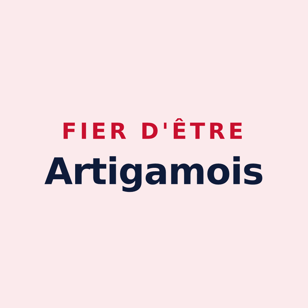 Magnet « Fier d'être Artigamois » — design pour Artiguemy