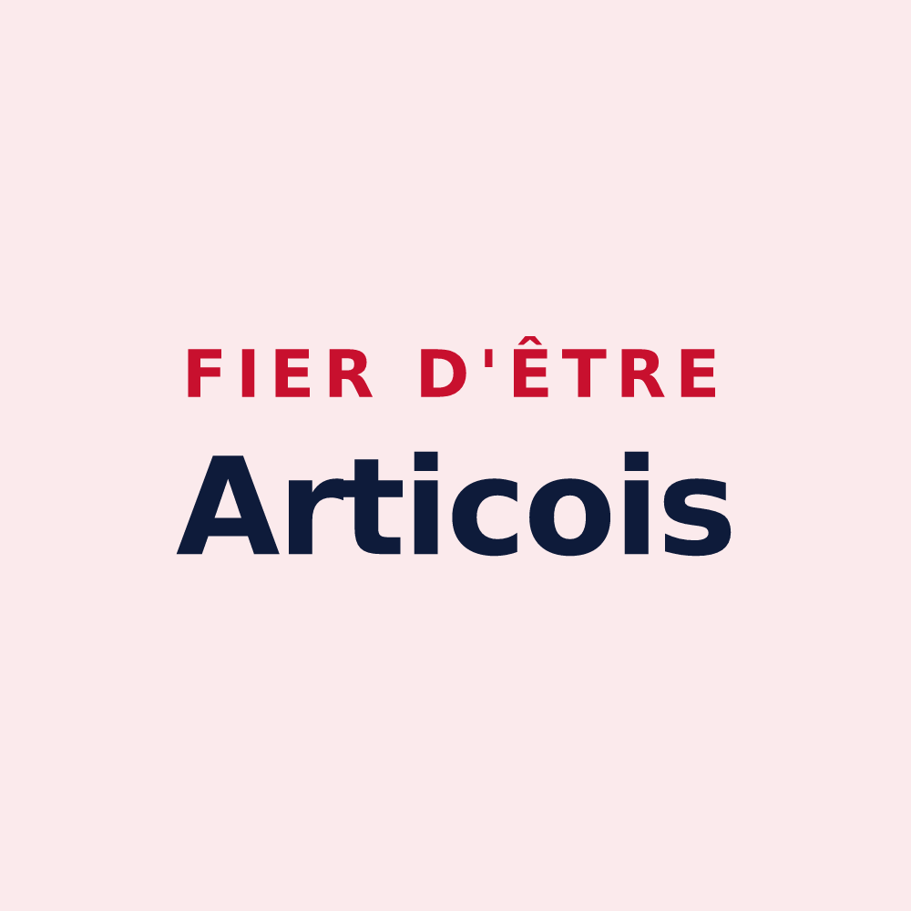 Magnet « Fier d'être Articois » — design pour Artix