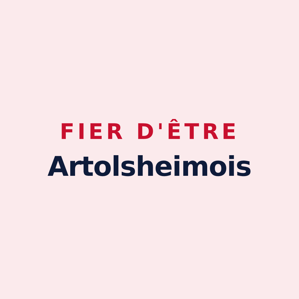 Magnet « Fier d'être Artolsheimois » — design pour Artolsheim