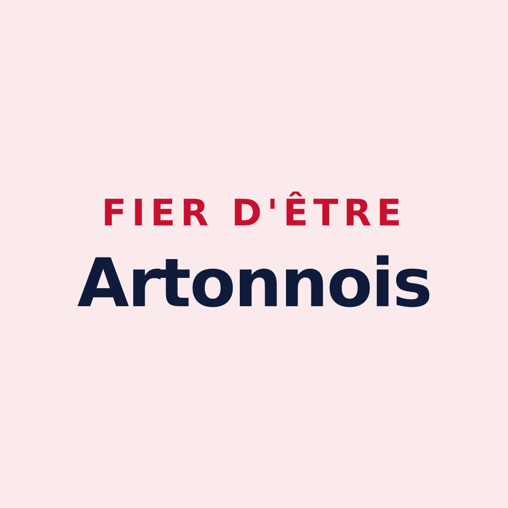 Magnet « Fier d'être Artonnois » — design pour Artonne