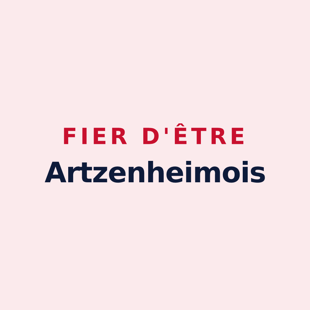 Magnet « Fier d'être Artzenheimois » — design pour Artzenheim