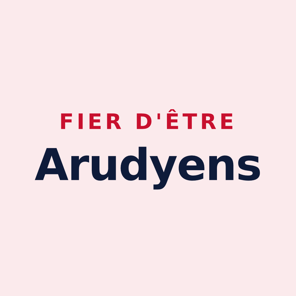 Magnet « Fier d'être Arudyens » — design pour Arudy