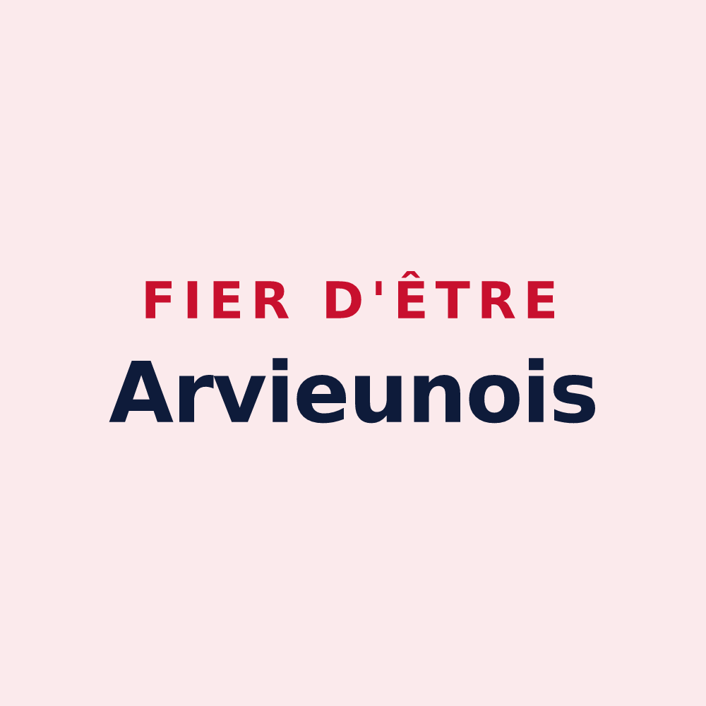 Magnet « Fier d'être Arvieunois » — design pour Arvieu