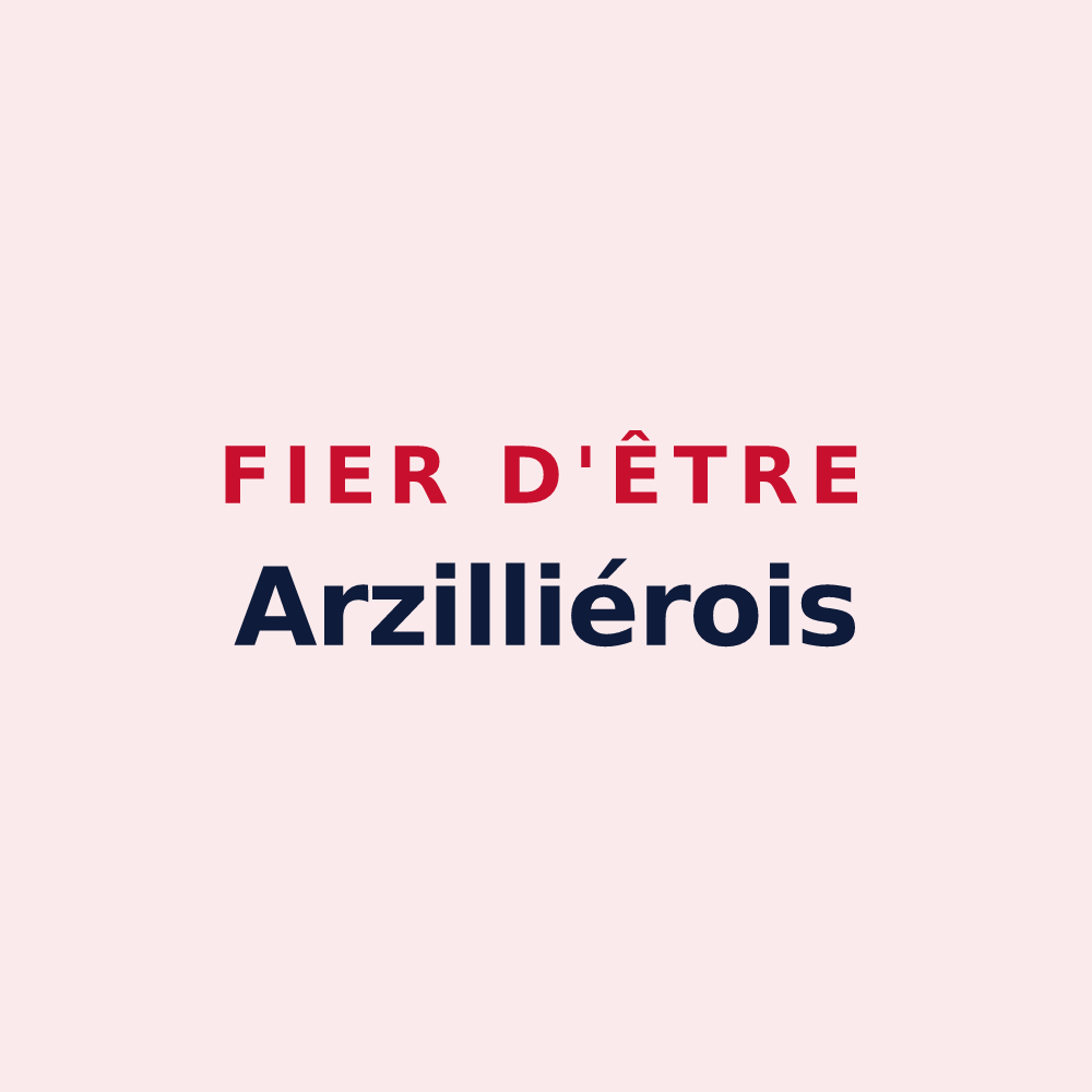Magnet « Fier d'être Arzilliérois » — design pour Arzillières-Neuville