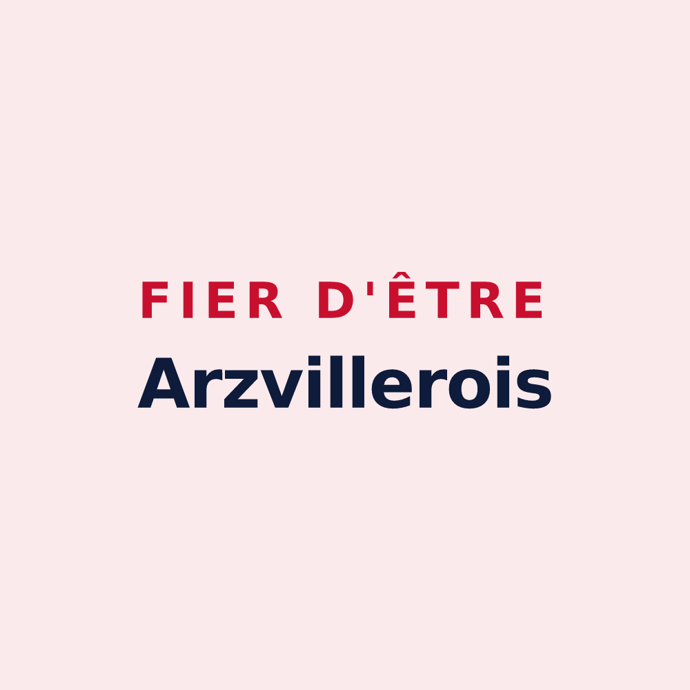 Magnet « Fier d'être Arzvillerois » — design pour Arzviller