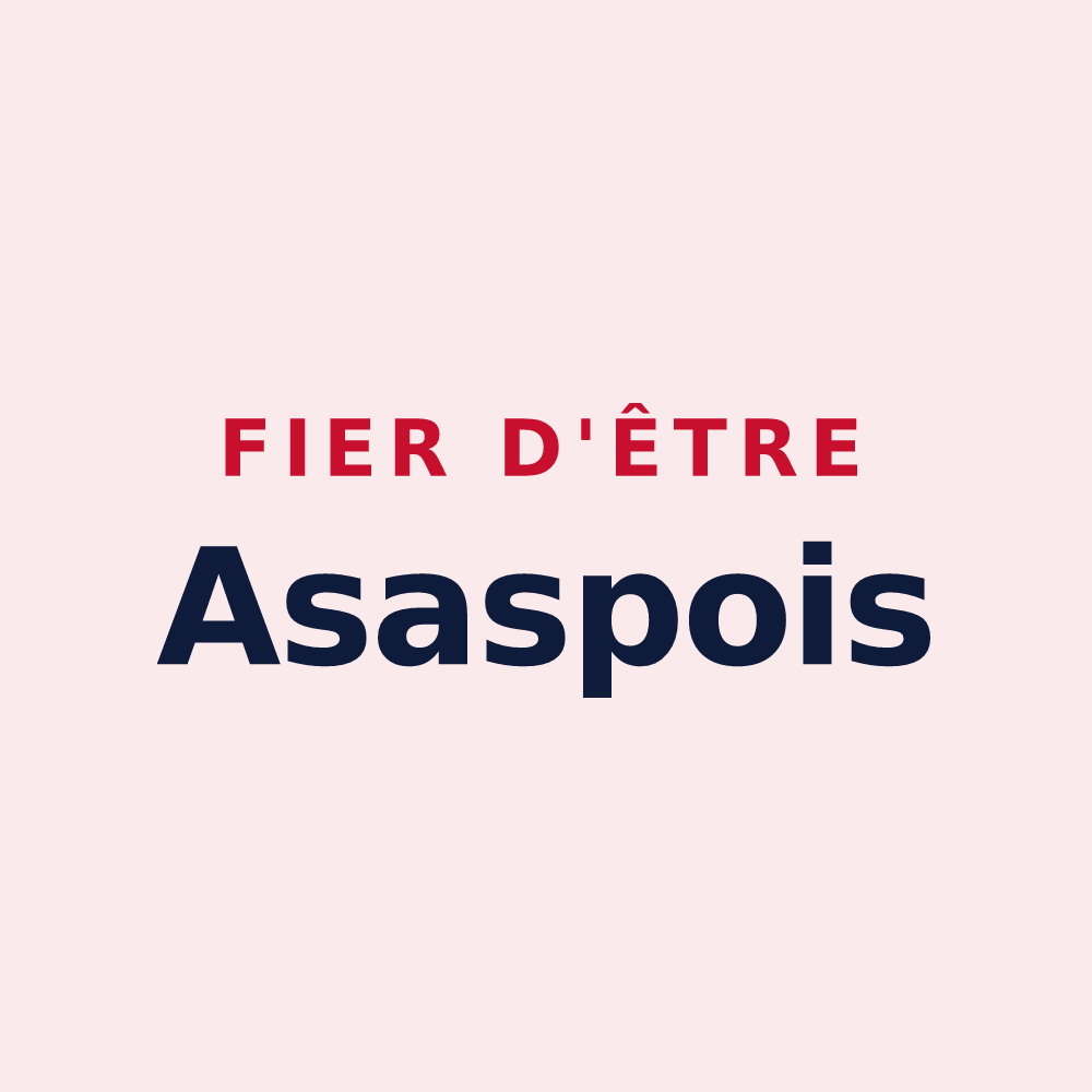 Magnet « Fier d'être Asaspois » — design pour Asasp-Arros