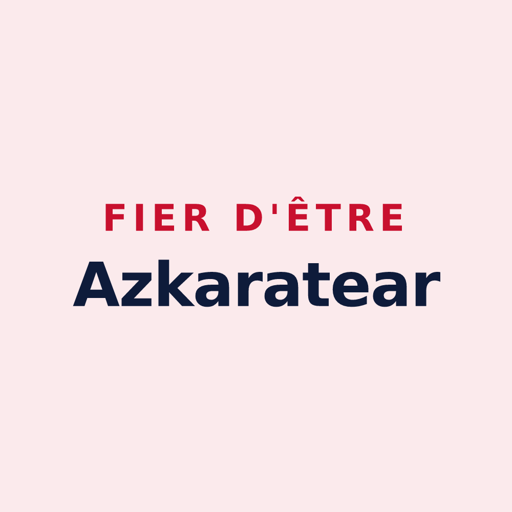 Magnet « Fier d'être Azkaratear » — design pour Ascarat