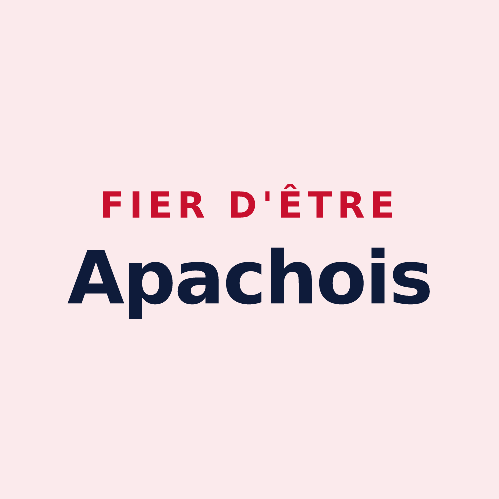 Magnet « Fier d'être Apachois » — design pour Aspach