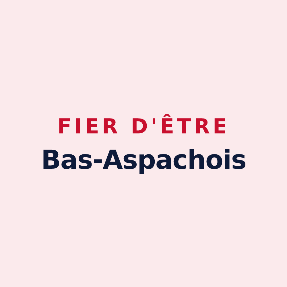 Magnet « Fier d'être Bas-Aspachois » — design pour Aspach-le-Bas