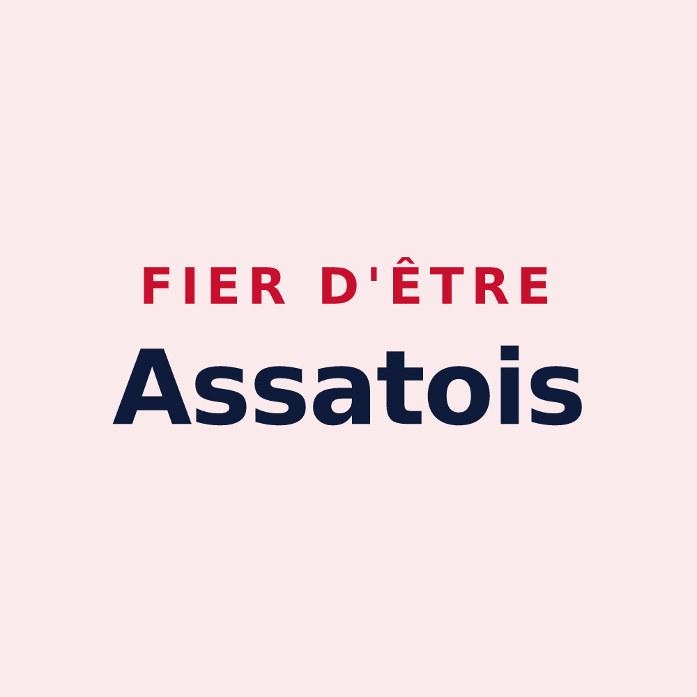 Magnet « Fier d'être Assatois » — design pour Assat