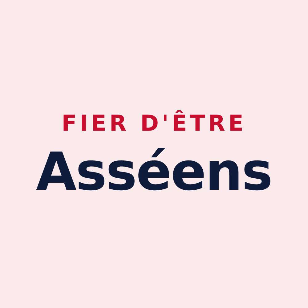 Magnet « Fier d'être Asséens » — design pour Assé-le-Bérenger