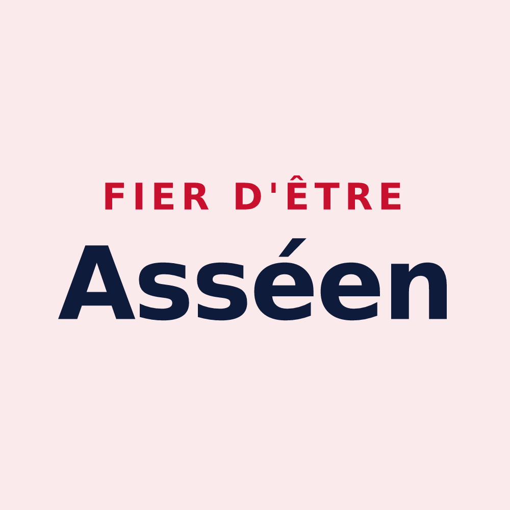 Magnet « Fier d'être Asséen » — design pour Assé-le-Riboul