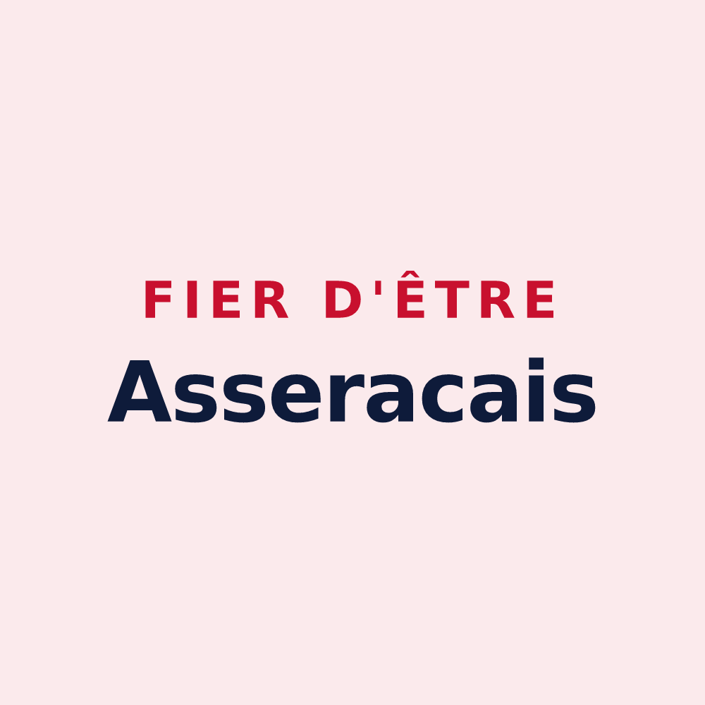 Magnet « Fier d'être Asseracais » — design pour Assérac