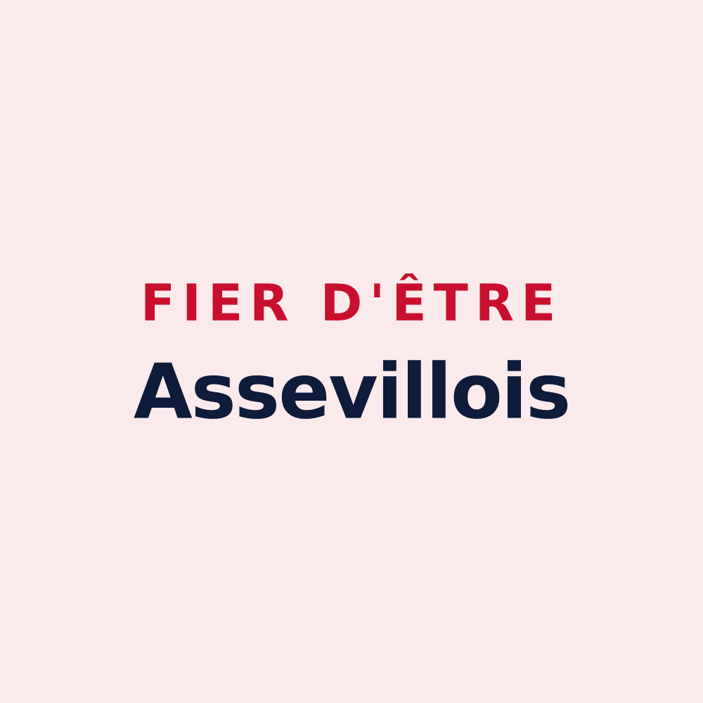 Magnet « Fier d'être Assevillois » — design pour Assevillers