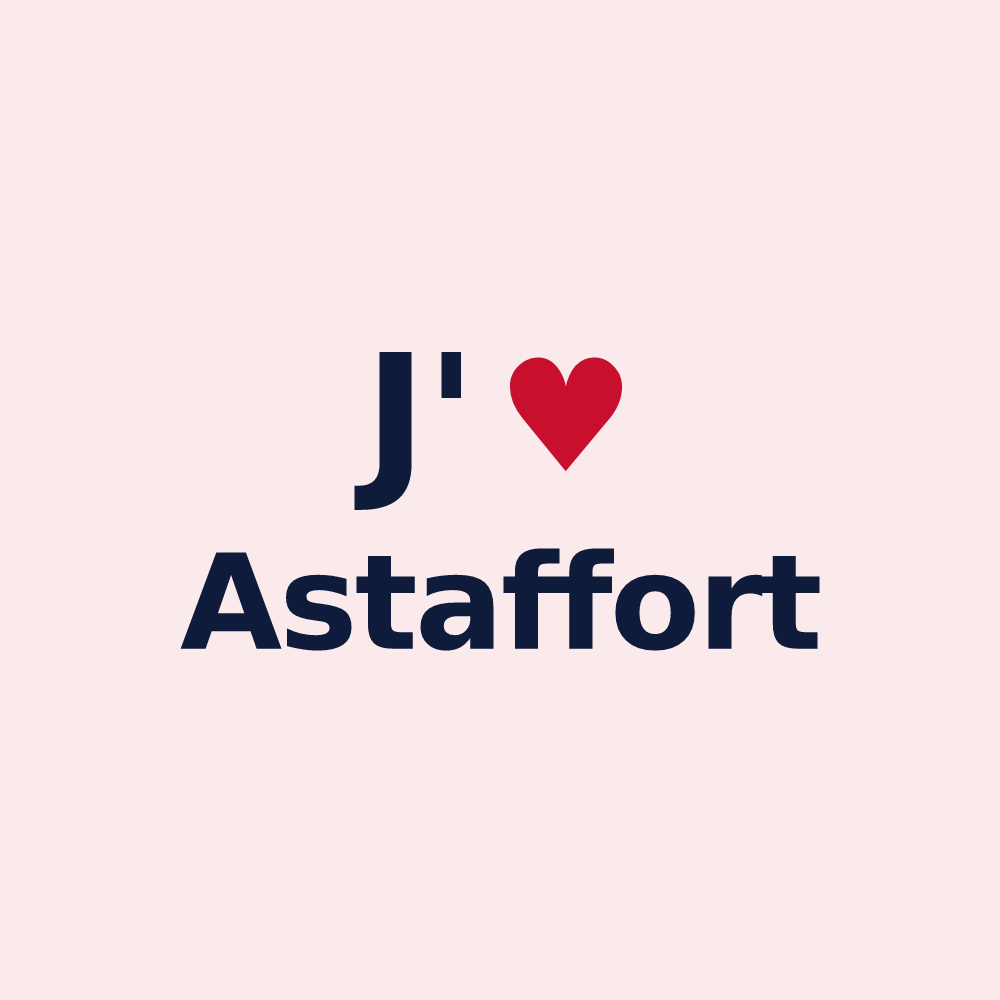 Magnet personnalisé Astaffort — design J'aime Astaffort