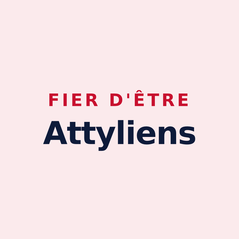 Magnet « Fier d'être Attyliens » — design pour Attilly