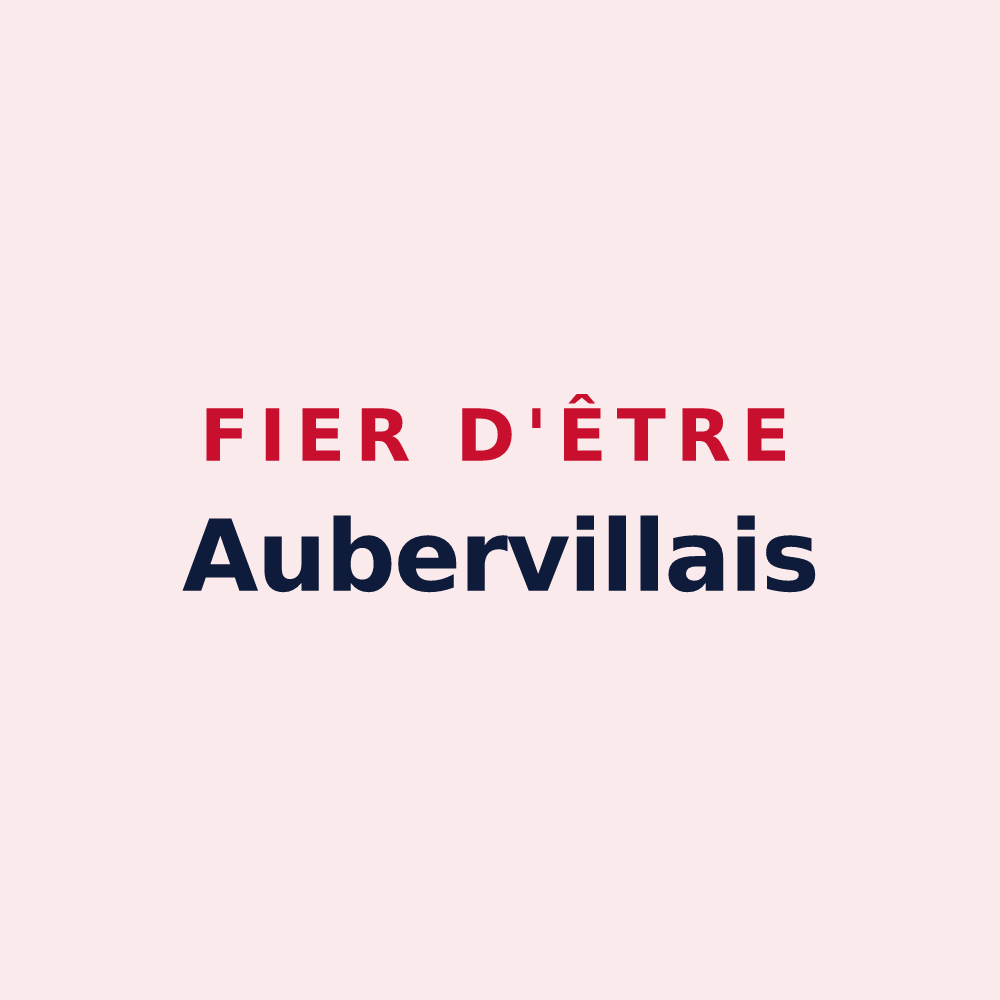 Magnet « Fier d'être Aubervillais » — design pour Auberville-la-Renault