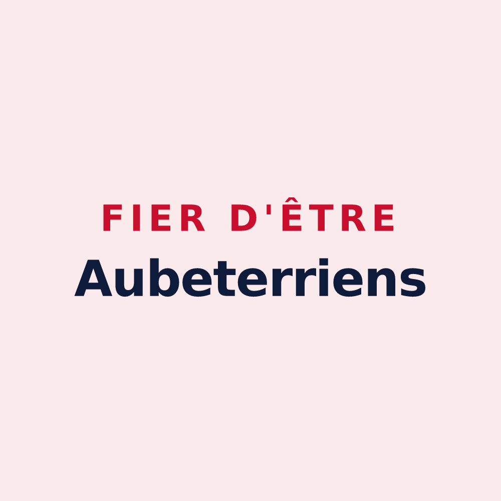 Magnet « Fier d'être Aubeterriens » — design pour Aubeterre
