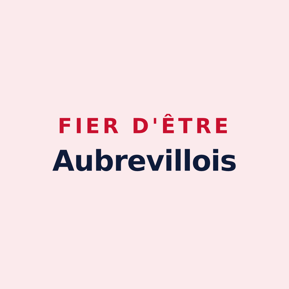 Magnet « Fier d'être Aubrevillois » — design pour Aubréville