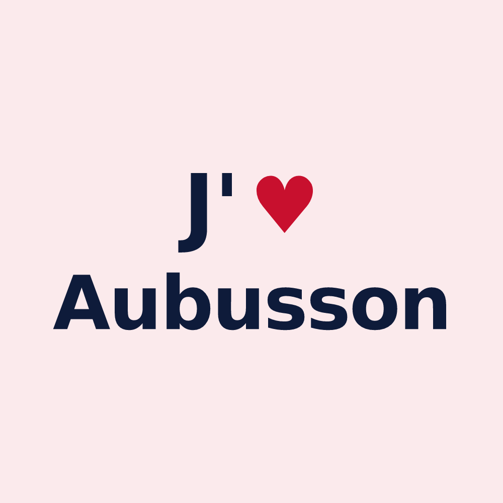 Magnet personnalisé Aubusson — design J'aime Aubusson