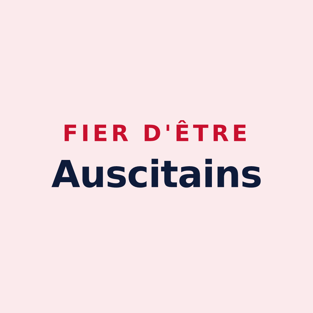 Magnet « Fier d'être Auscitains » — design pour Auch