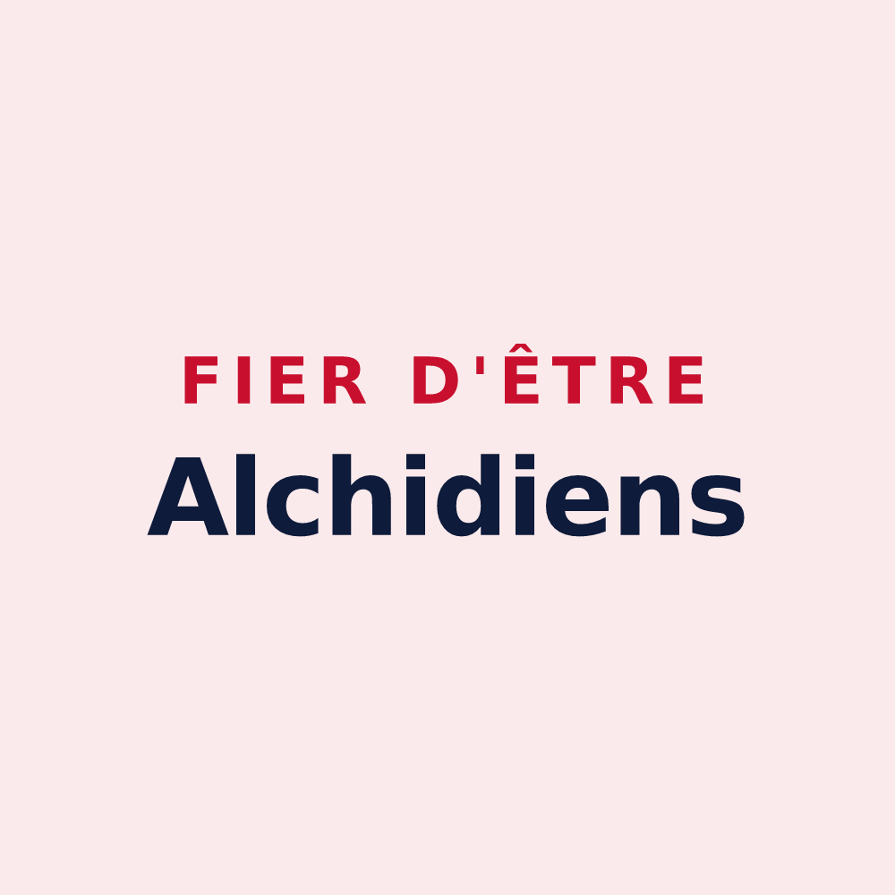 Magnet « Fier d'être Alchidiens » — design pour Auchy-la-Montagne
