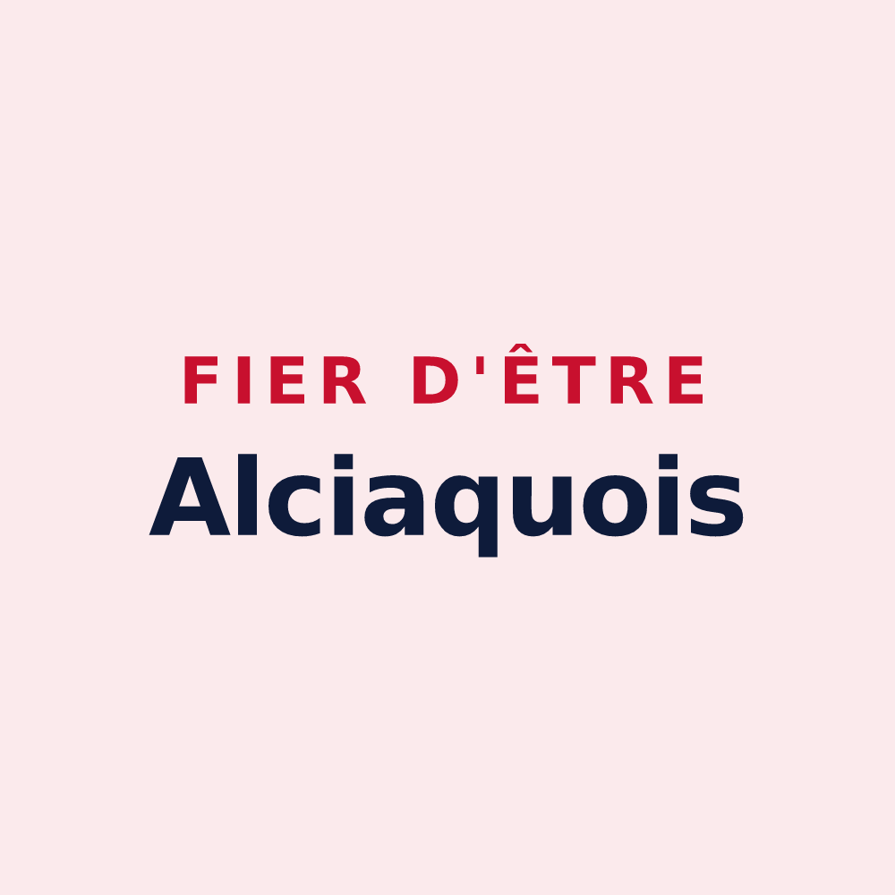 Magnet « Fier d'être Alciaquois » — design pour Auchy-lès-Hesdin