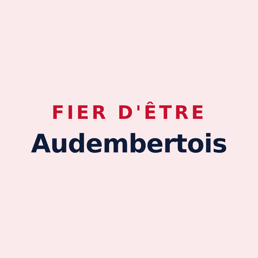 Magnet « Fier d'être Audembertois » — design pour Audembert