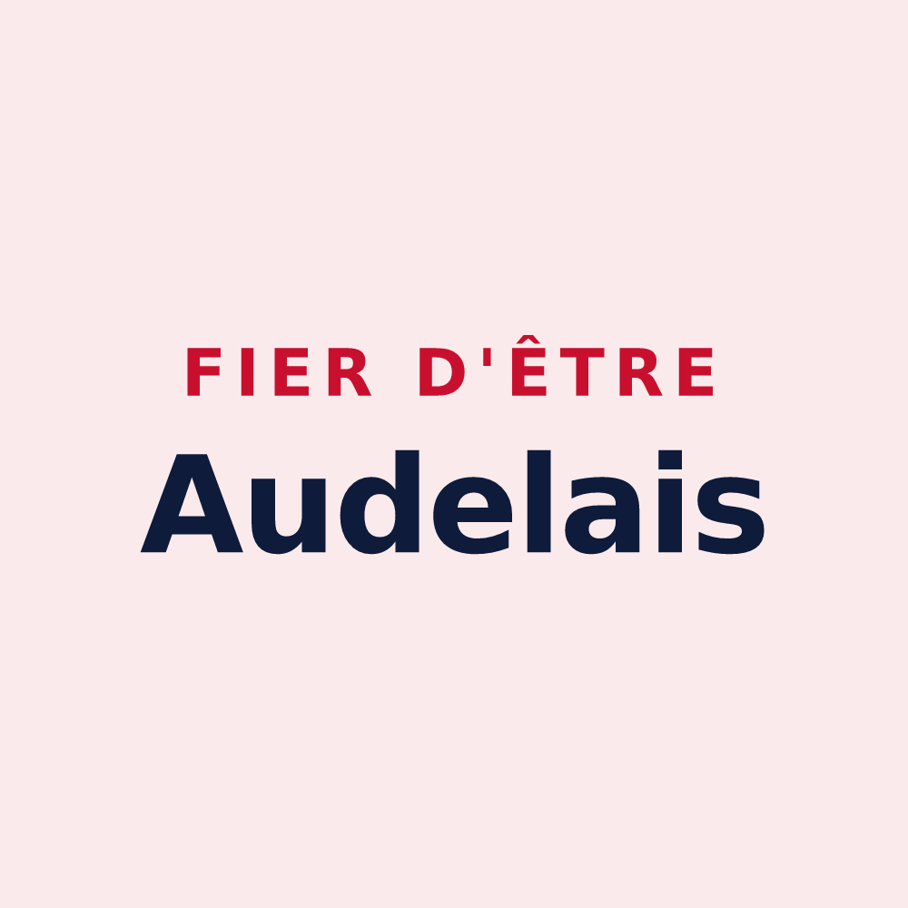 Magnet « Fier d'être Audelais » — design pour Audeux